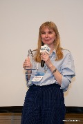 Марина Ориничева, руководитель отдела кадрового учета АО ПФ СКБ Контур, получила награду в седьмой номинации «Лучший запуск ОЦО»